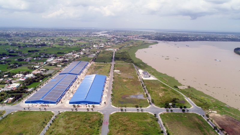 Phối cảnh thực thế tại KCN Cầu cảng Phước Đông