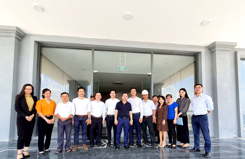 Đón Đại Biểu Quốc Hội Lưu Bình Nhưỡng tham quan KCN Cầu Cảng IMG Phước Đông