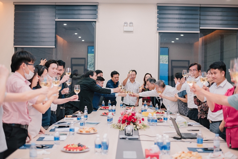 Đón đoàn Doanh Nghiệp Đài Loan tham quan KCN Cầu Cảng IMG Phước Đông