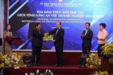 Hội nghị thúc đẩy hợp tác giữa tĩnh Long An với Doanh Nghiệp Singapore năm 2023
