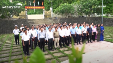 IMG Phước Đông tham gia cùng Đoàn công tác tỉnh Long An đến thăm các đảo tại vùng biển Tây Nam.