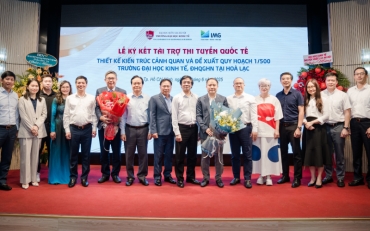 IMG và Đại học Kinh tế, ĐHQGHN Ký Kết Hợp Đồng Tài Trợ Lịch Sử: Kiến Tạo Tương Lai Giáo Dục Bền Vững Tại Hòa Lạc