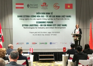 KCN Cầu cảng Phước Đông tham gia “Diễn đàn kinh tế bang Styria (Cộng hòa Áo) – TPHCM