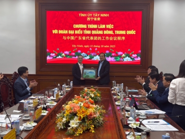 Tây Ninh và Quảng Đông tăng cường hợp tác thương mại, đầu tư và phát triển khu kinh tế