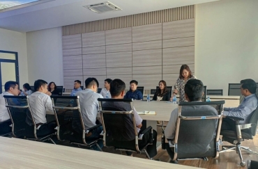 Trung tâm xúc tiến và đầu tư phía Nam đến thăm và làm việc tại KCN Cầu cảng IMG Phước Đông Long An